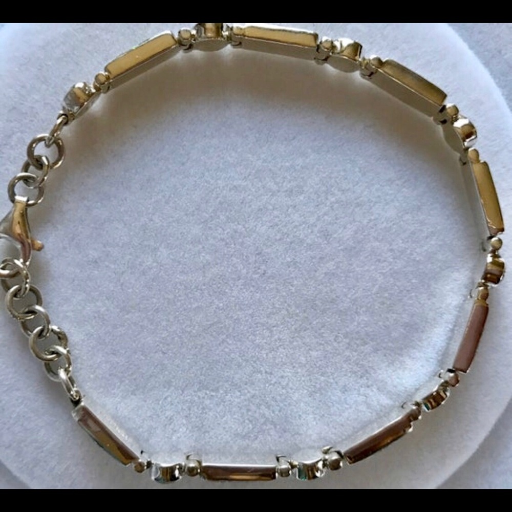 NWT Multi Shape Light Gilson Opal Bracelet - Picture 4 of 8